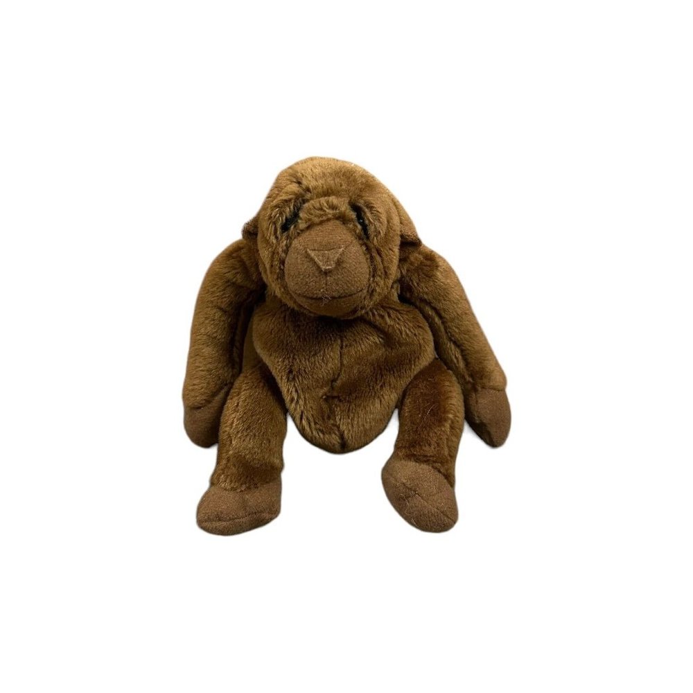 Dakin Lou Rankin Mini Friends Zachary Ape Plush Bean Bag Monkey Orangutan 6"